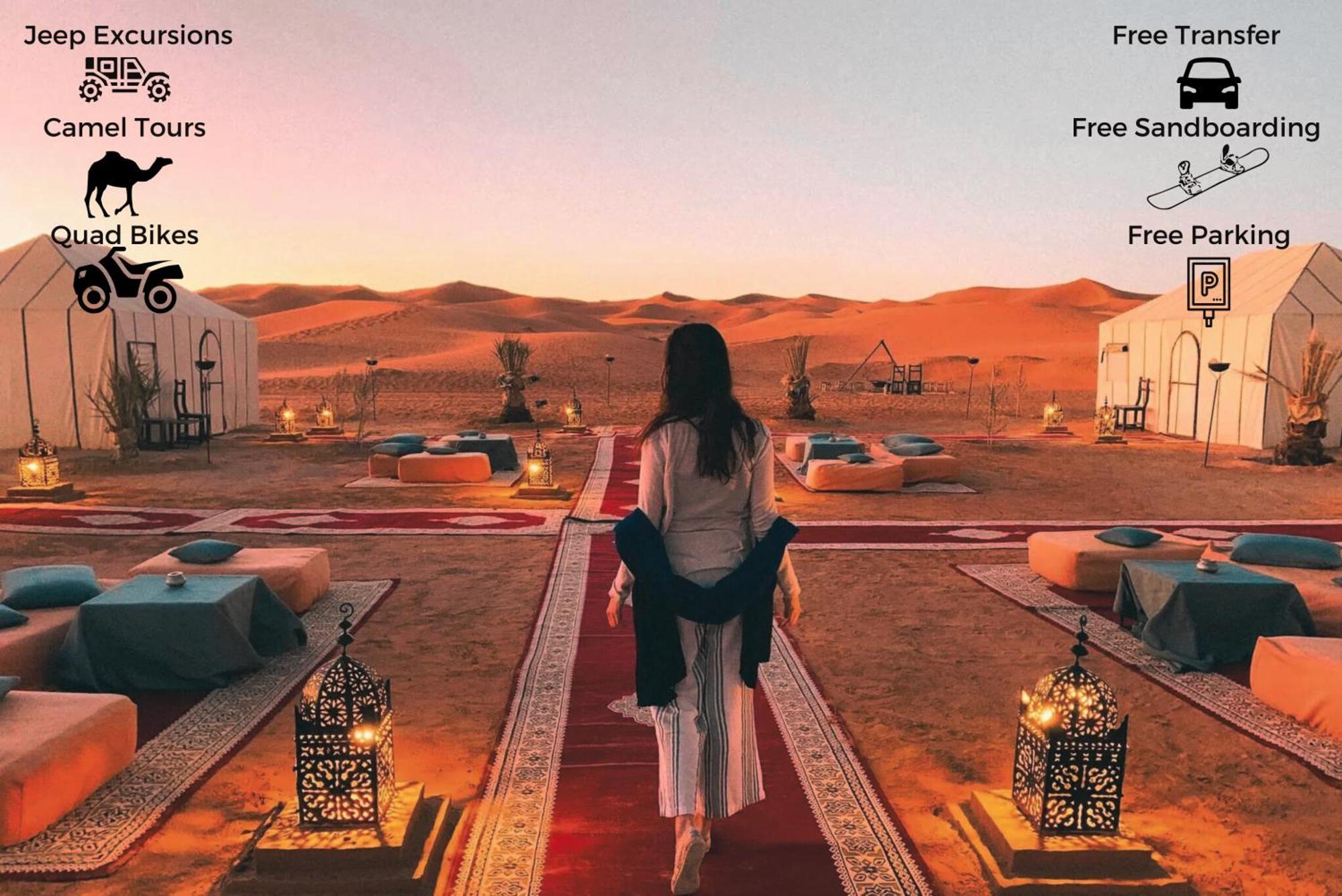 Luxurious Merzouga Desert Camps Exterior foto